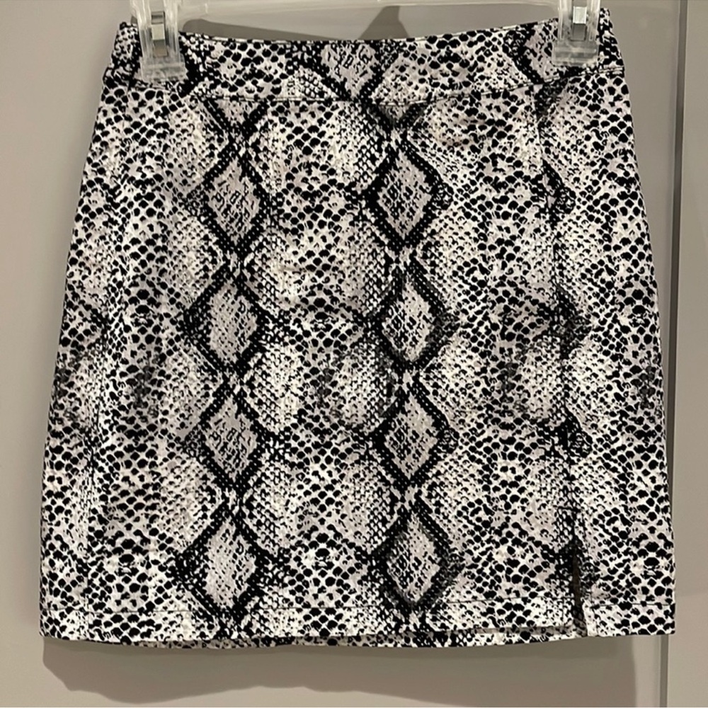 Garage Snakeskin Skirt XS Animal Print Mob wife